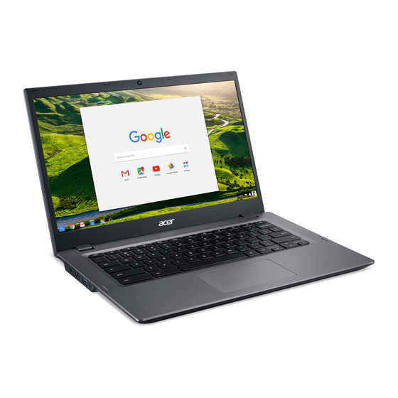 Acer Chromebook 14 for Work Gebruikershandleiding