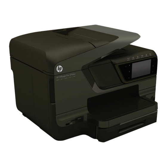 HP Officejet Pro 276dw Gebruikershandleiding