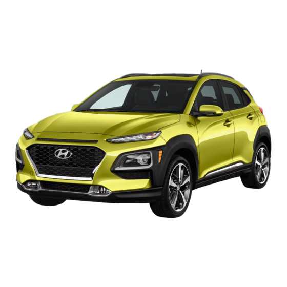 Hyundai KONA 2018 Instructieboekje