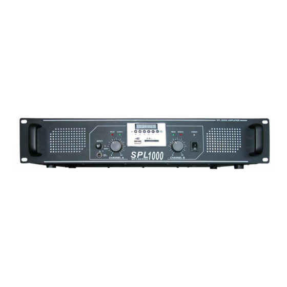 Skytec SPL 500MP3/EQ Gebruiksaanwijzing