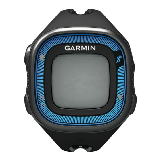 Garmin Forerunner 15 Gebruikershandleiding