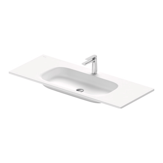 DURAVIT DuroCast Installatie- En Onderhoudsinstructies
