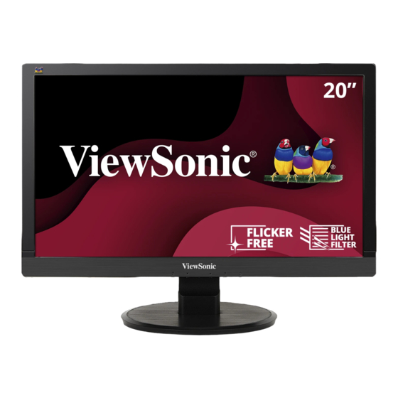 ViewSonic VA2055Sm-2 Gebruikshandleiding