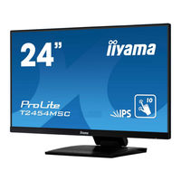 Iiyama ProLite PLT2454M Gebruikershandleiding