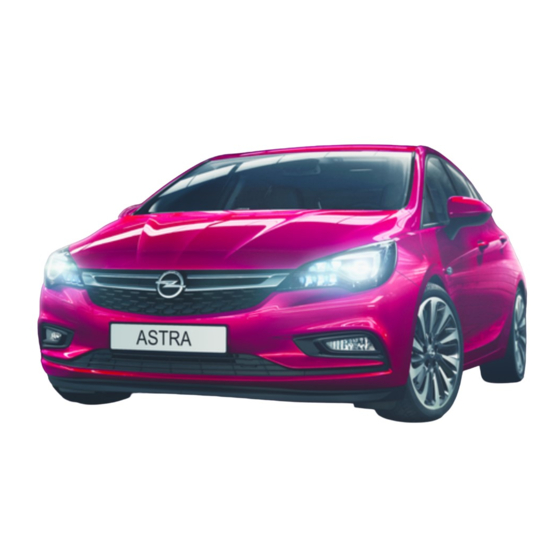 Opel ASTRA 2019 Gebruikershandleiding