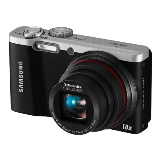 Samsung WB700 Gebruiksaanwijzing