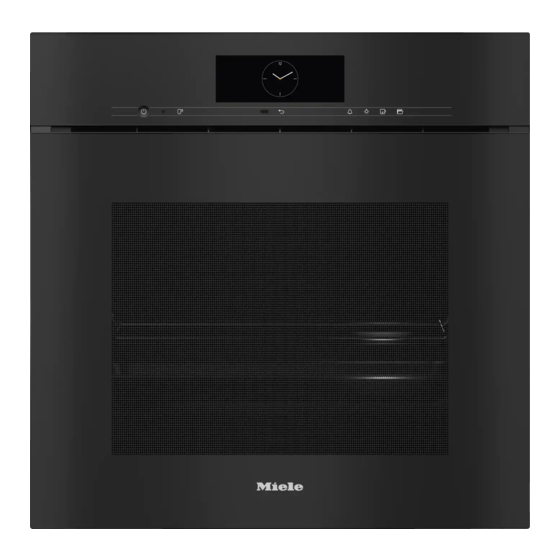 Miele DGC 7865 HCX Pro Gebruiks- En Montagehandleiding