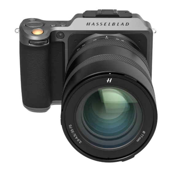 Hasselblad X1D II 50C Gebruikershandleiding