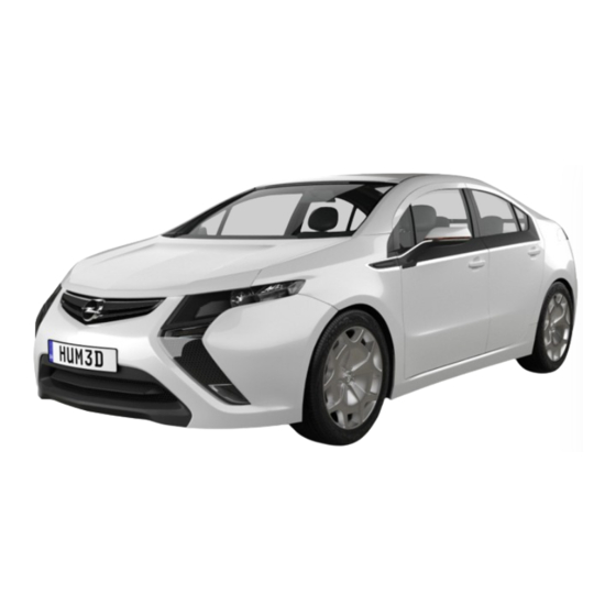 Opel Ampera 2014 Gebruikershandleiding