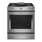 KitchenAid KSDB900ESS - 30-inch 5-pits Dual Fuel Convection Slide-In Fornuis met Baklade Handleiding