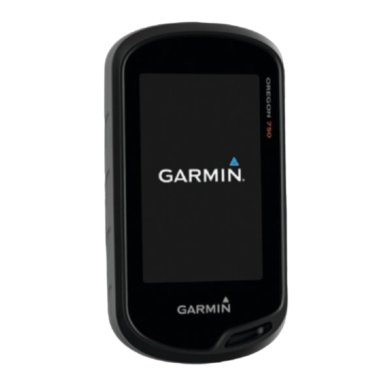 Garmin Oregon 700 Series Gebruikershandleiding