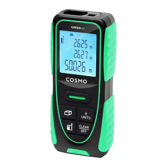 ADA INSTRUMENTS Cosmo 60 GREEN Gebruiksaanwijzing