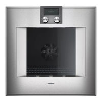 Gaggenau BO420 2 Series Gebruiksaanwijzing