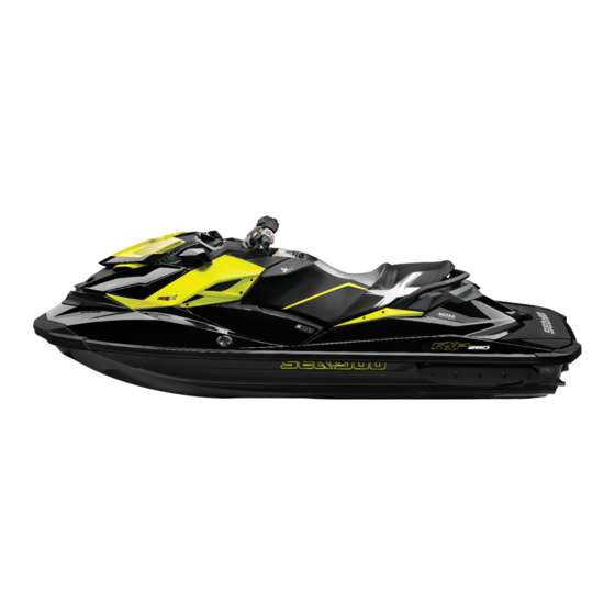 Sea-doo RXP-X 260 2013 Gebruikershandleiding