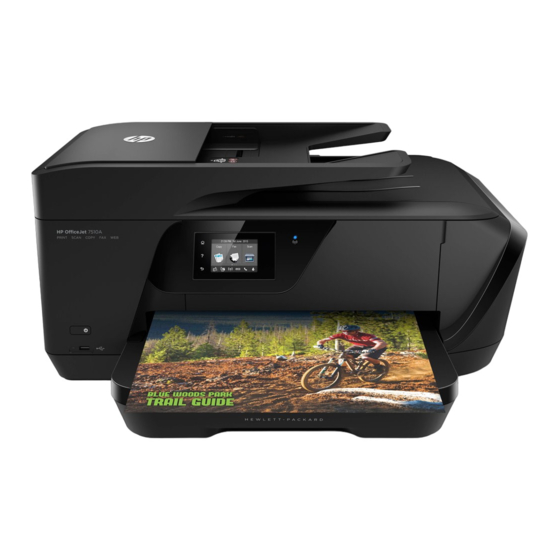 HP OfficeJet 7510 Wide Format All-in-One Printer Series Gebruikershandleiding