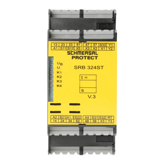 schmersal Elan SRB 324ST V.3 Bedieningshandleiding