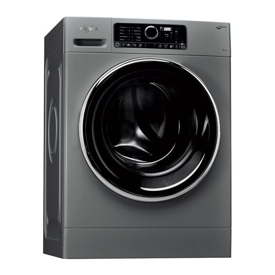 Whirlpool FSCR 70410 Gebruiksaanwijzing