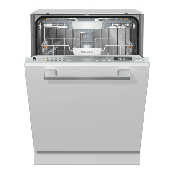 Miele G 7272 Gebruiksaanwijzing