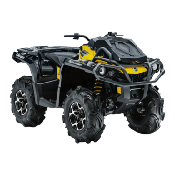 BRP Can-Am Outlander 650 X mr 2013 Gebruikershandleiding