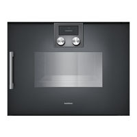 Gaggenau BSP220130 Gebruiksaanwijzing