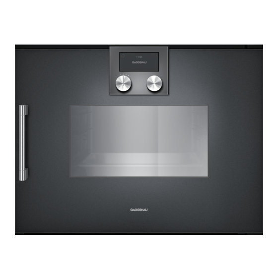 Gaggenau BSP220 Gebruiksaanwijzing