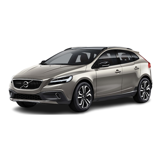 Volvo V40 2018 Gebruikershandleiding