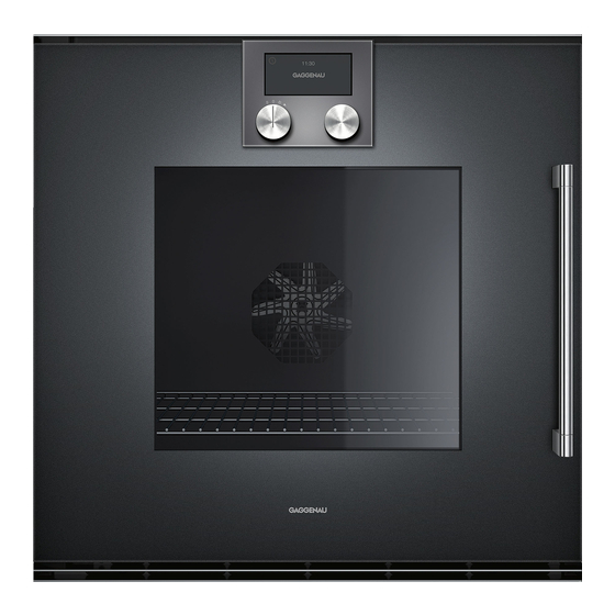 Gaggenau BOP 250 Gebruiksaanwijzing