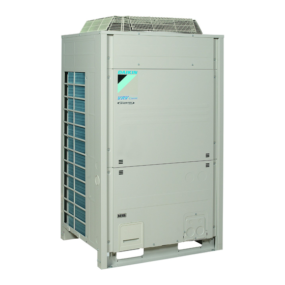 Daikin VRV Classic RXYCQ8A7Y1B Gebruiksaanwijzing