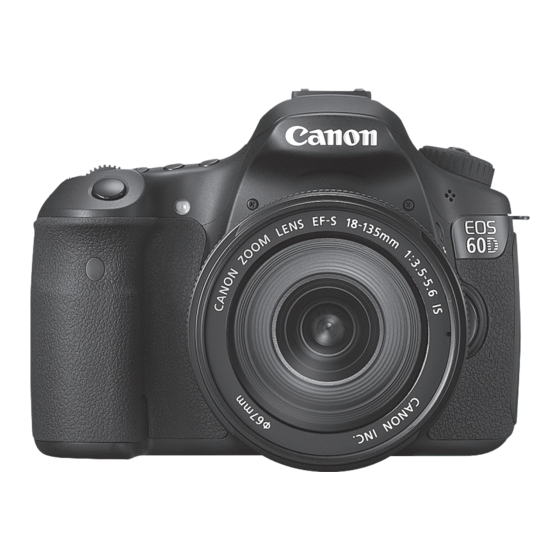 Canon EOS 60D Instructiehandleiding