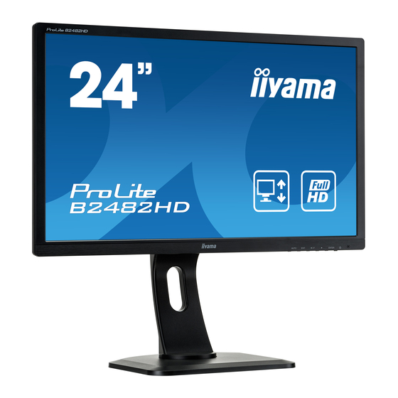 Iiyama ProLite B2482HD Gebruikershandleiding