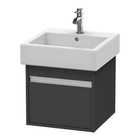 DURAVIT Ketho KT 6685 Montagehandleiding