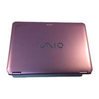 Sony VAIO VGN-CS Series Gebruikershandleiding