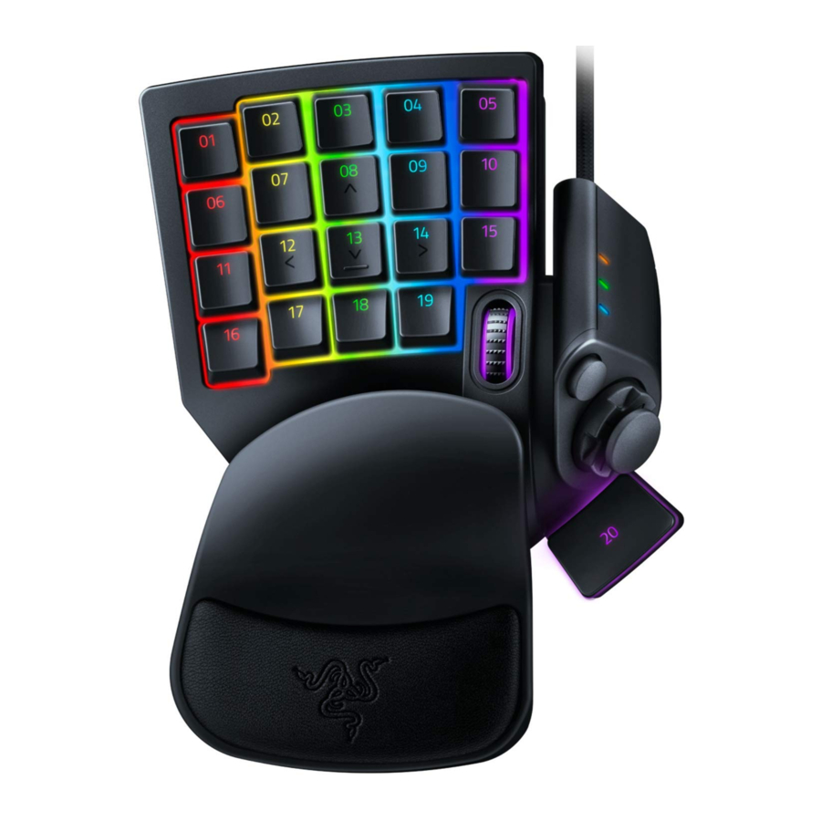 RAZER TARTARUS PRO Handleiding
