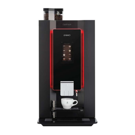 Animo OptiFresh Bean Touch Gebruiksaanwijzing