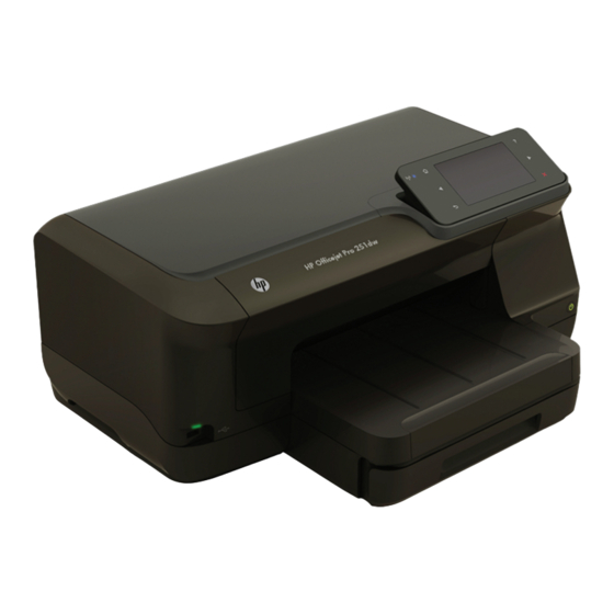 HP Officejet Pro 251dw Gebruikershandleiding