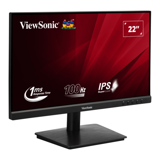 ViewSonic VA2209 Gebruikshandleiding