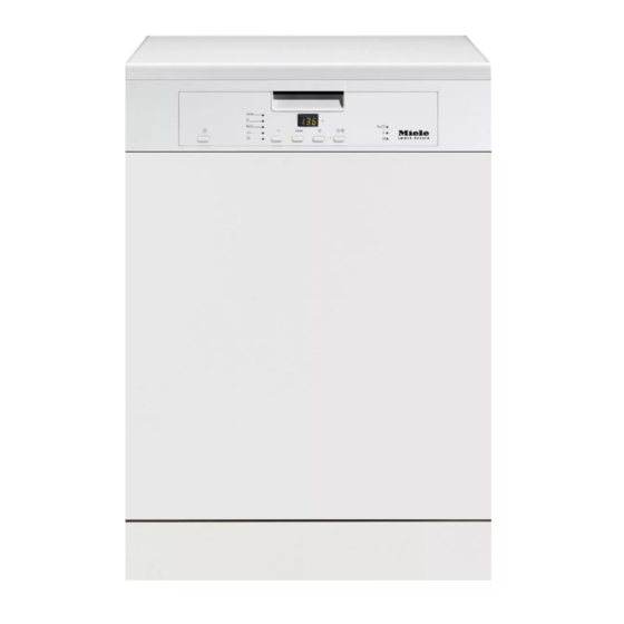 Miele G4210 Gebruiksaanwijzing