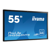 Iiyama ProLite TH5563MIS Gebruikershandleiding