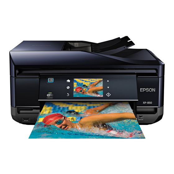 Epson XP-750 Gebruikershandleiding