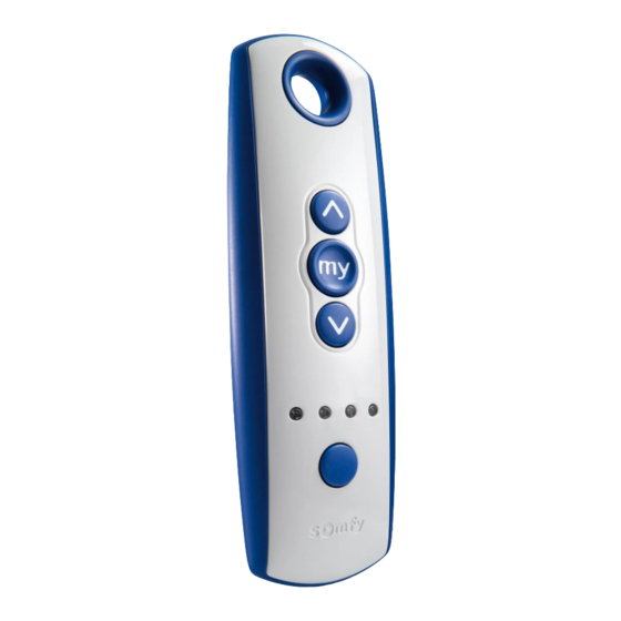 SOMFY Soliris Sensor RTS Korte Handleiding