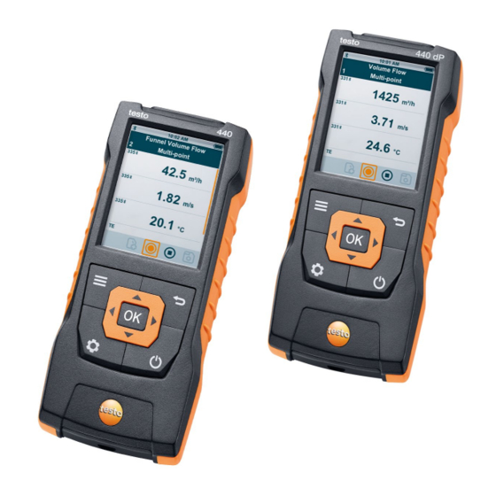 TESTO 440 Bedieningshandleiding