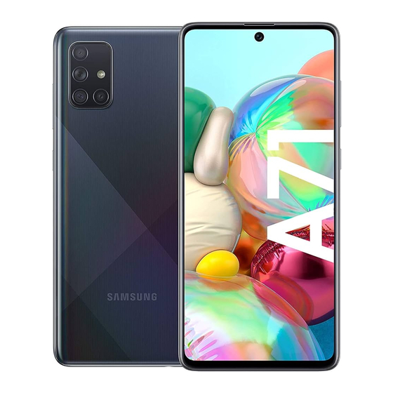 Samsung Galaxy A71 Gebruiksaanwijzing