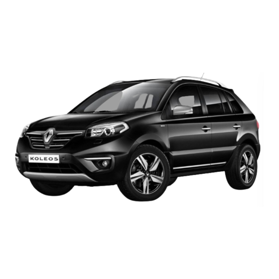 Renault KOLEOS 2014 Instructieboekje