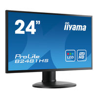 Iiyama ProLite B2481HS Gebruikershandleiding