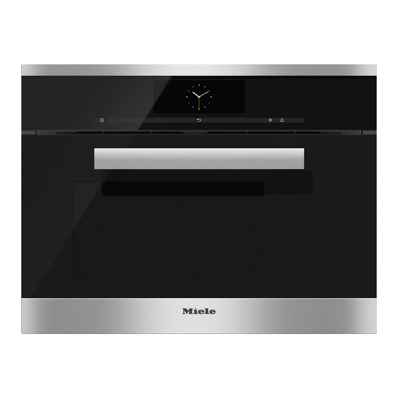 Miele DGC 6800 Gebruiks- En Montagehandleiding