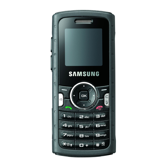 Samsung SGH-M110 Gebruiksaanwijzing