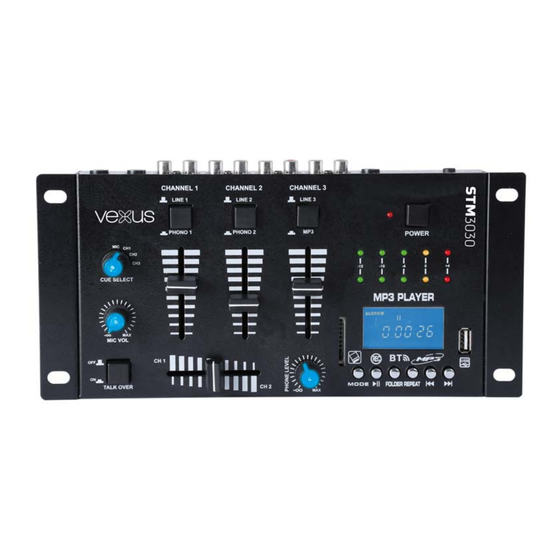 Vexus Audio STM3030 Gebruiksaanwijzing