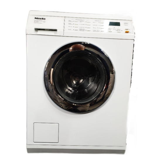 Miele W 5933 Gebruiksaanwijzing