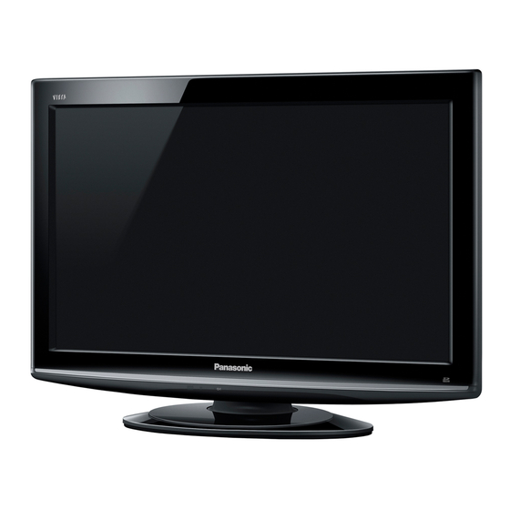 Panasonic VIERA TX-L19X10E Gebruiksaanwijzing