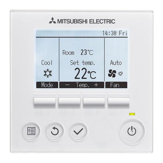 Mitsubishi Electric PAR-31MAA Bedieningshandleiding